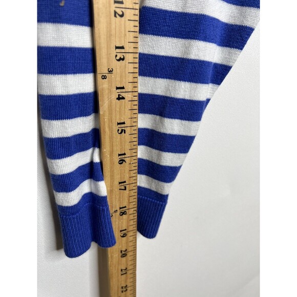 Talbots Cardigan Sweater Womens Plus Size 2X Open Front Striped Long - Picture 8 of 11